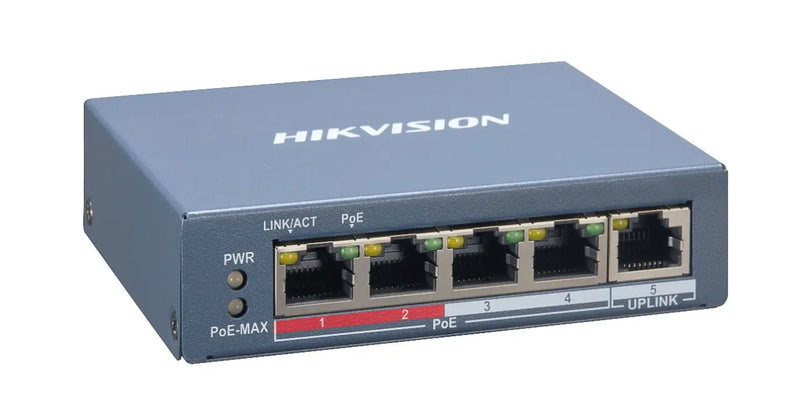 4 Port Fast Ethernet Smart POE Switch-DS-3E1105P-EI_C TG Security ZA