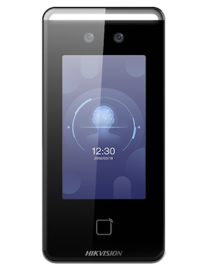 Hikvision Face Recognition Terminal, 4.3-inch touch screen, Face recognition distance: 0.5 m to 1.5 m, Stand-alone operation with Wi-Fi-DS-K1T341BMW_C