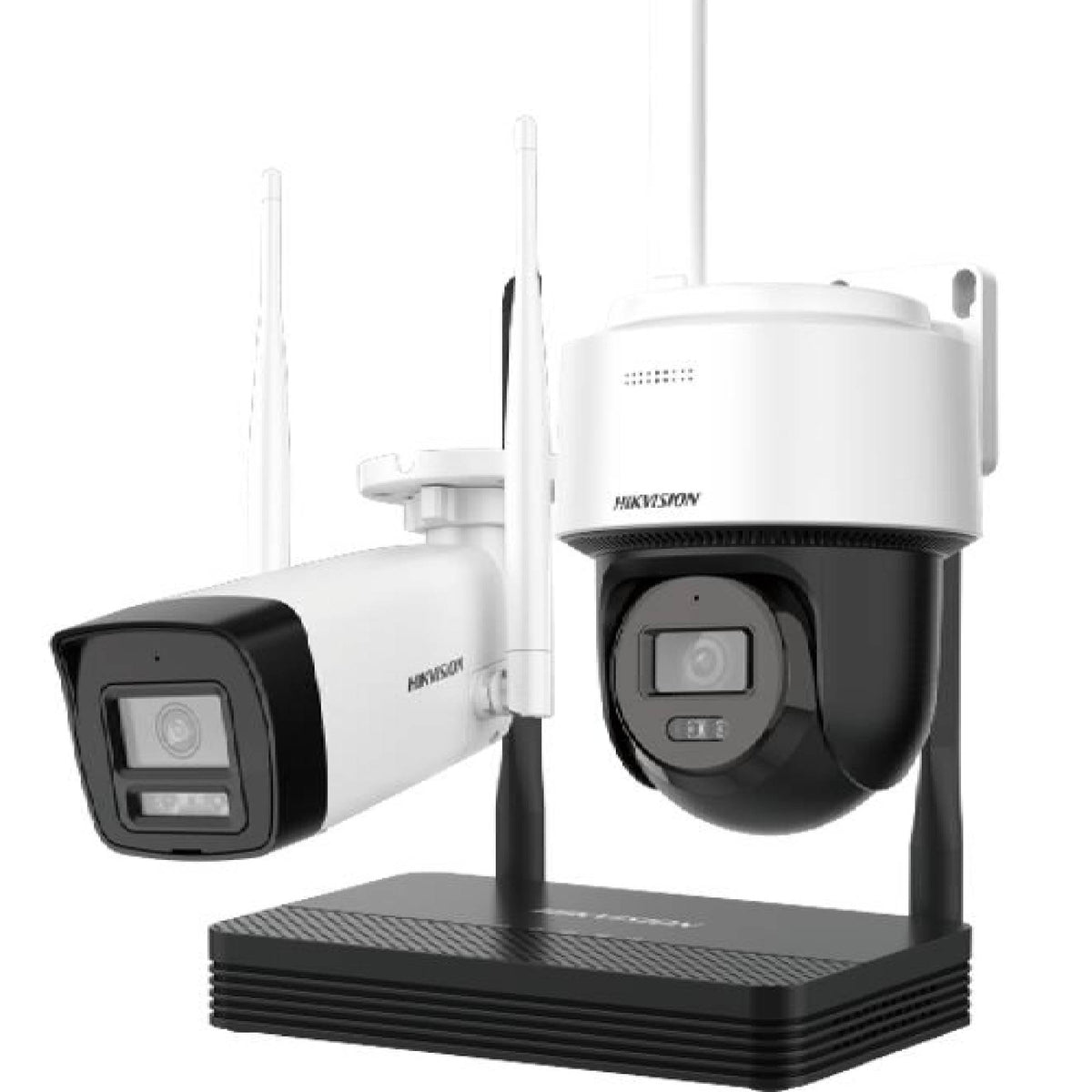 2MP H.265 One bullet + One PTDome WiFi NVS Kit DS-J142I(STD)/NKS422W03H