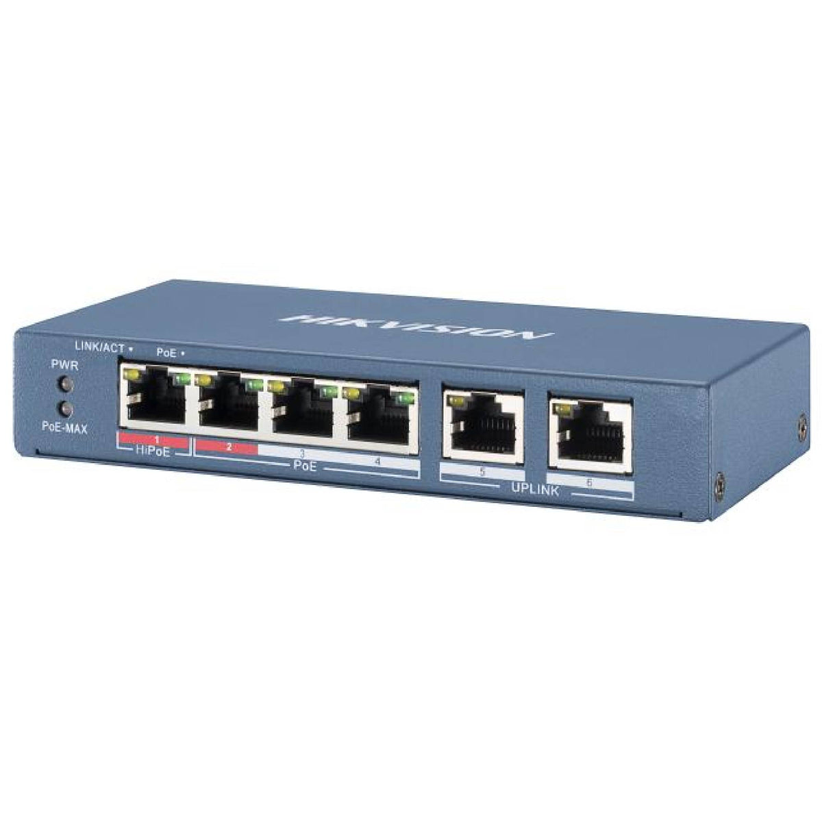 4 Port Fast Ethernet Unmanaged POE Switch-DS-3E0106HP-E
