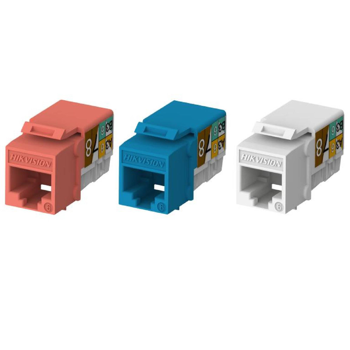 Cat6 Unsheilded 90° Punch Down Keystone Jack-DS-1CK6U90T(O-STD) Blue 50PCS