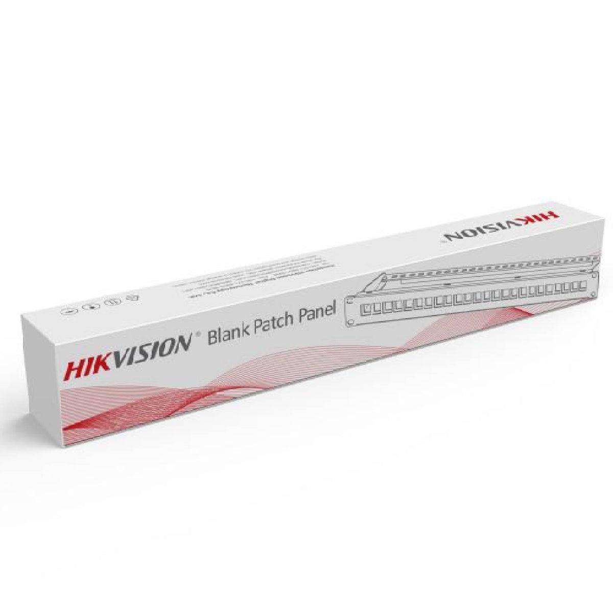 Unsheilded 24-port Blanck Patch Panel, 1U-DS-1CP0U24-1U