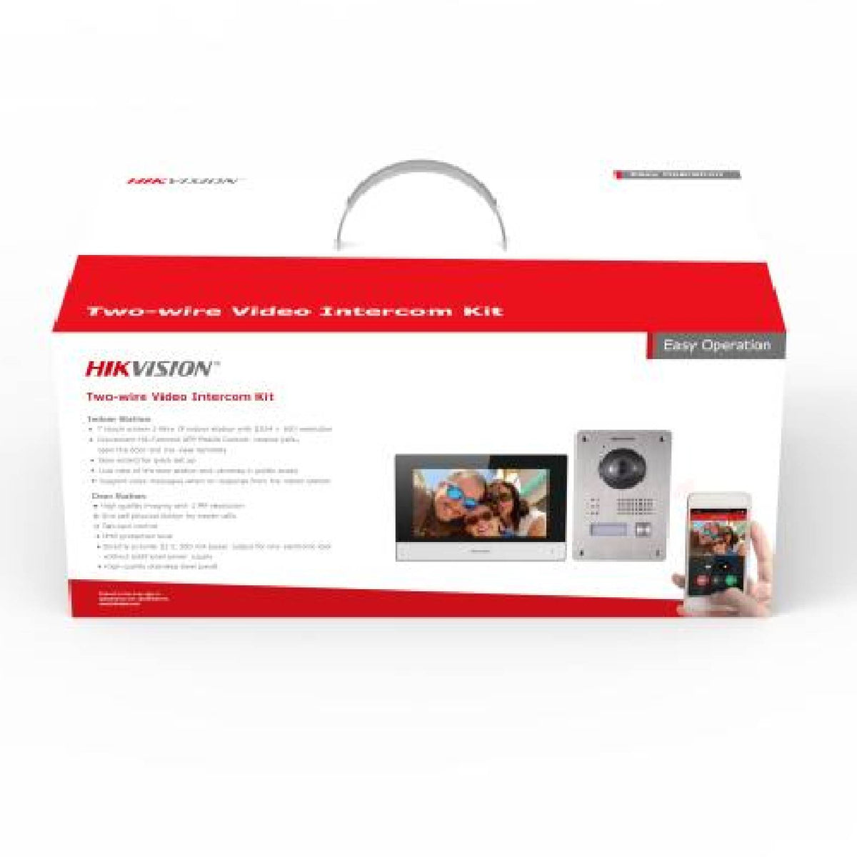 Two-wire Digital IP Video Intercom Kit-DS-KIS703Y-P