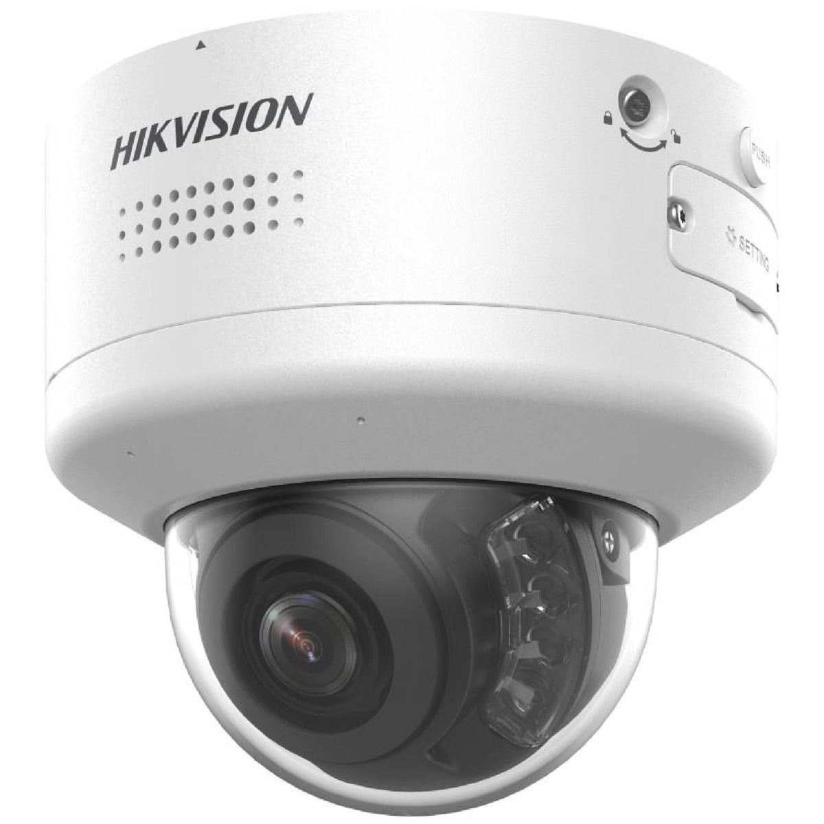 8 MP AcuSense PTRZ Varifocal Dome Network Camera-DS-2CD2786G2H-IPTRZS2U/SL(2.8-12)OSTDBLK