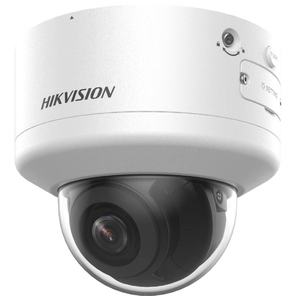 4 MP AcuSense PTRZ Varifocal Dome Network Camera-DS-2CD2746G2H-IPTRZS(2.8-12mm)(O-STD)