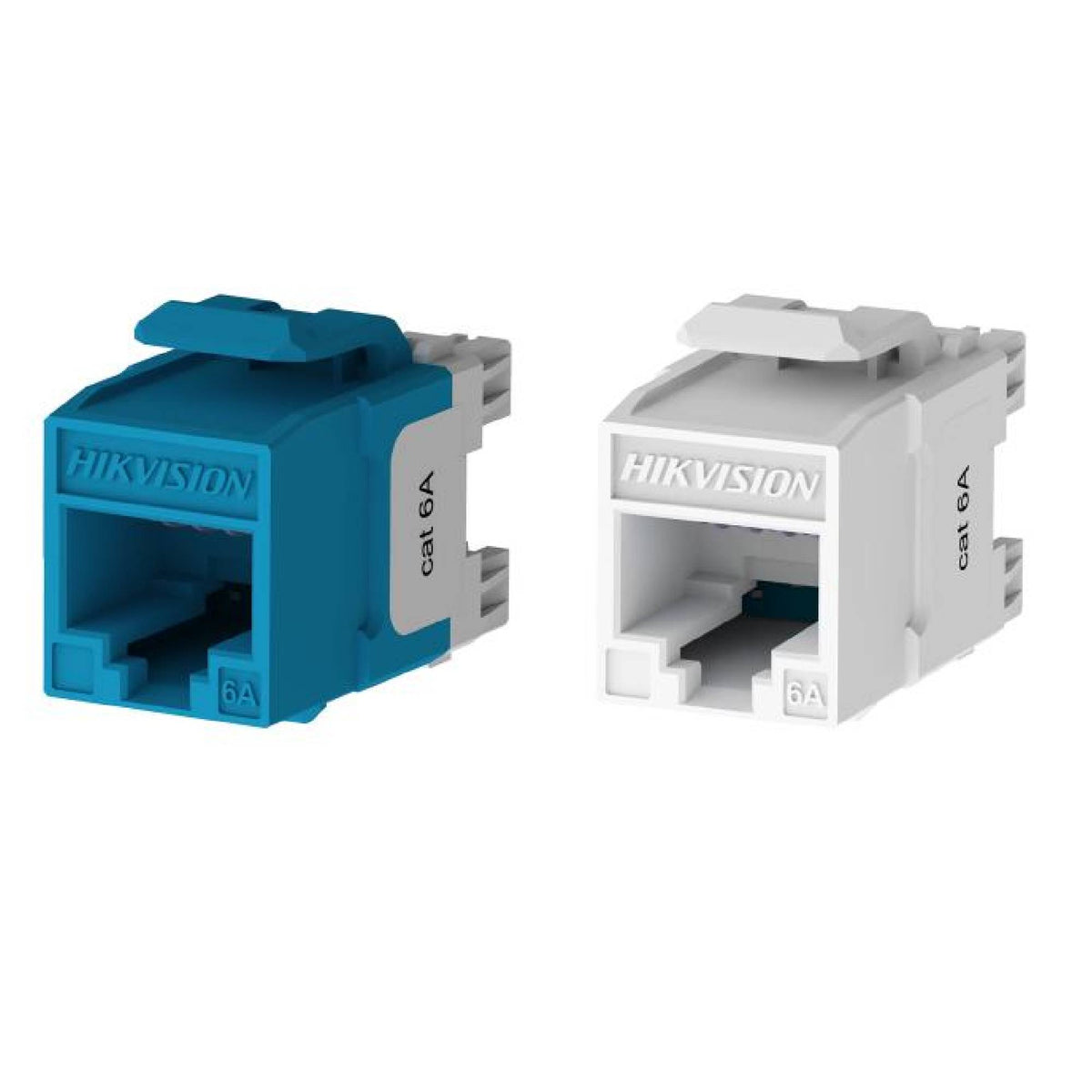 Cat6a Unsheilded 180° Punch Down Keystone Jack-DS-1CK6AU180T(O-STD) Blue 50PCS