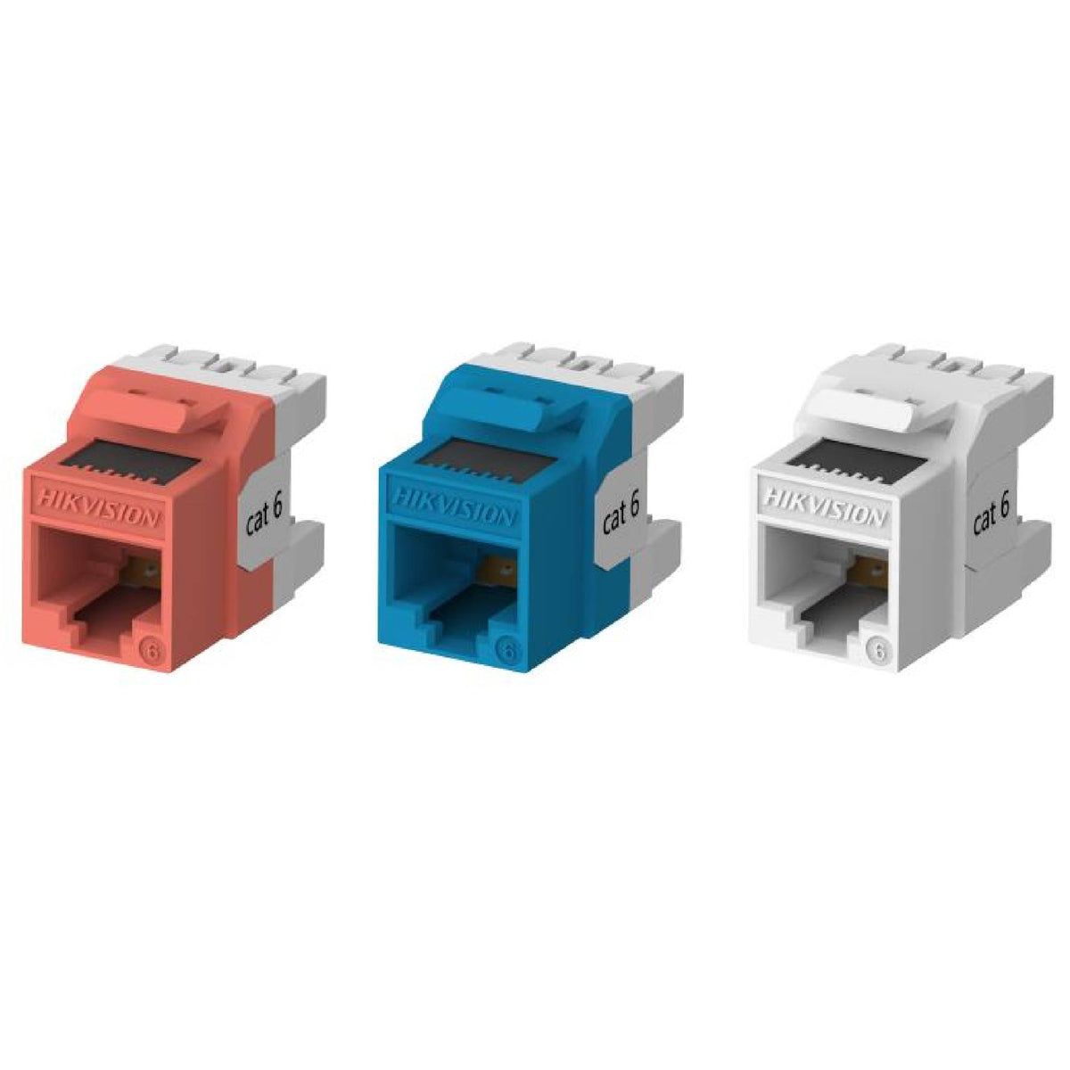 Cat6 Unsheilded 180° Punch Down Keystone Jack-DS-1CK6U180T(O-STD) Orange 50PCS