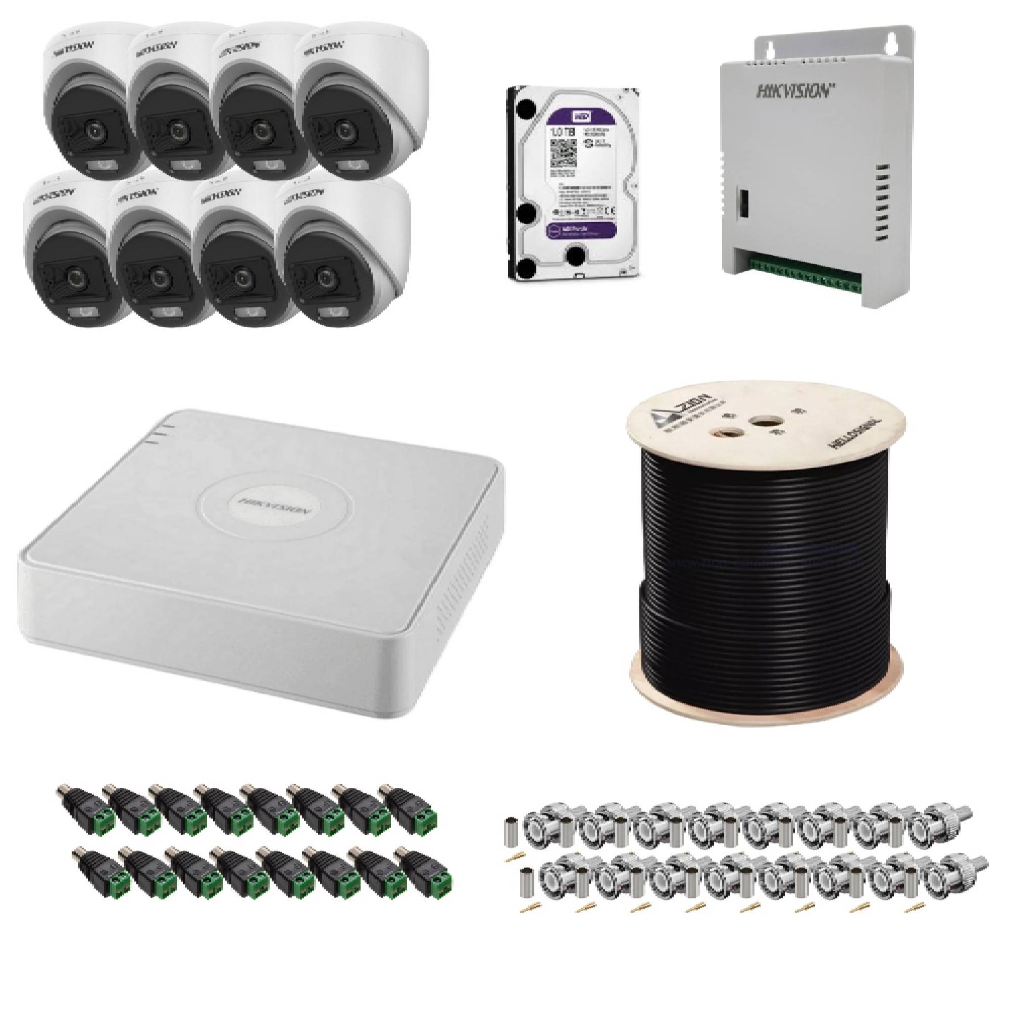 8 Channel Analog kit indoor-TG-040925 – TG Security