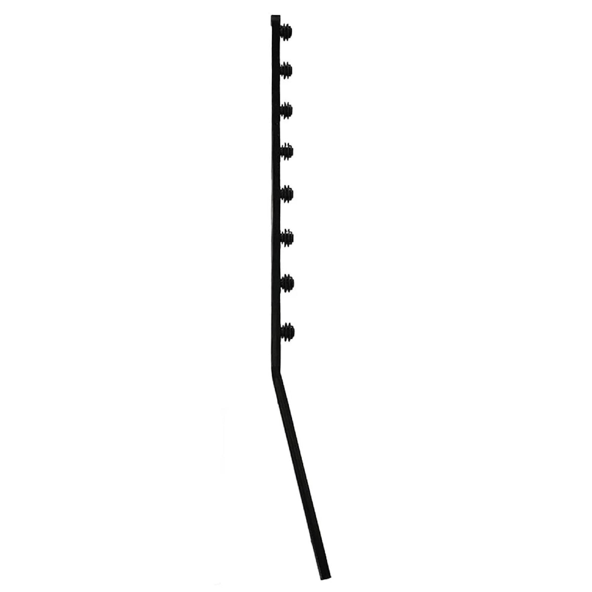 Nemtek Fence Pole - 8Line Square Tube Straight Black Shield Insulator-TG-EF11-7