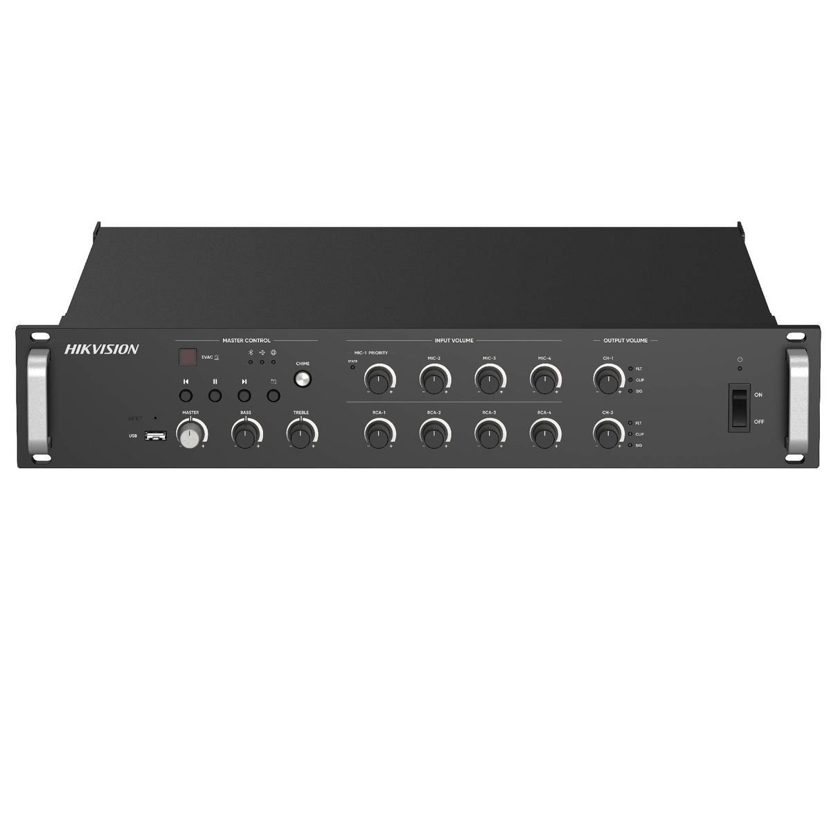 Hikvision 500W analogue amplifier with network-DS-QAZ1A500G1-VB2