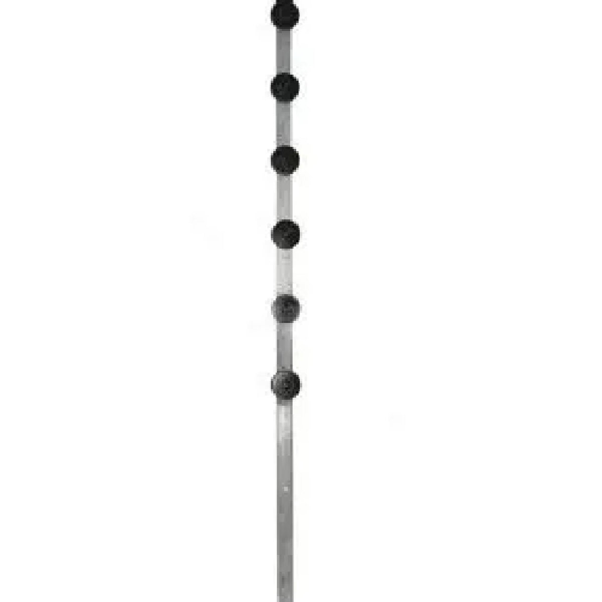 Nemtek Fence Pole  - 6Line Flat Bar Galvanised Angled  BB-TG-EF13-3