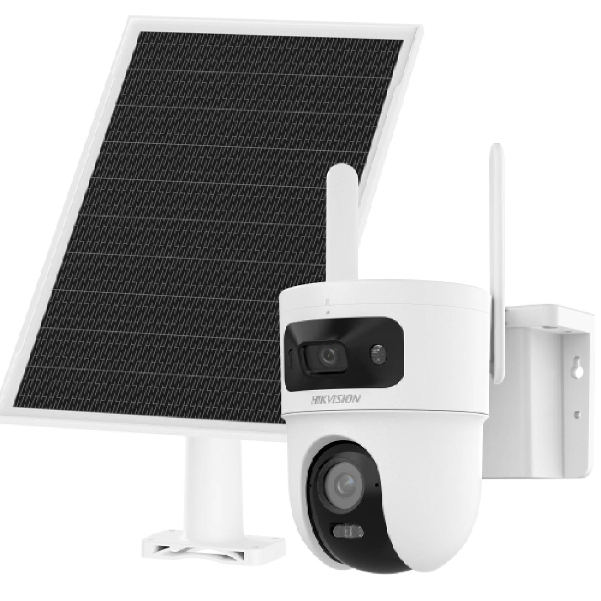 4+4MP 24/7 Solar 4G Dual-lens PT Camera-DS-2CFSP8-D/4G