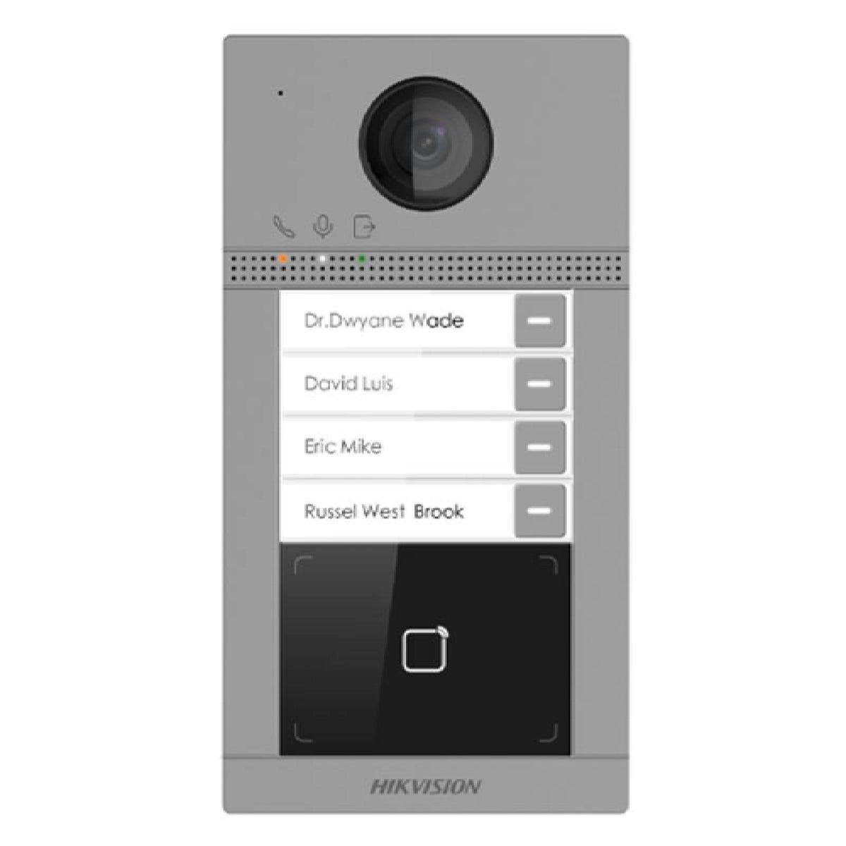 4 Buttons Metal Villa Door Station-DS-KV8413-WME1(C)/Flush
