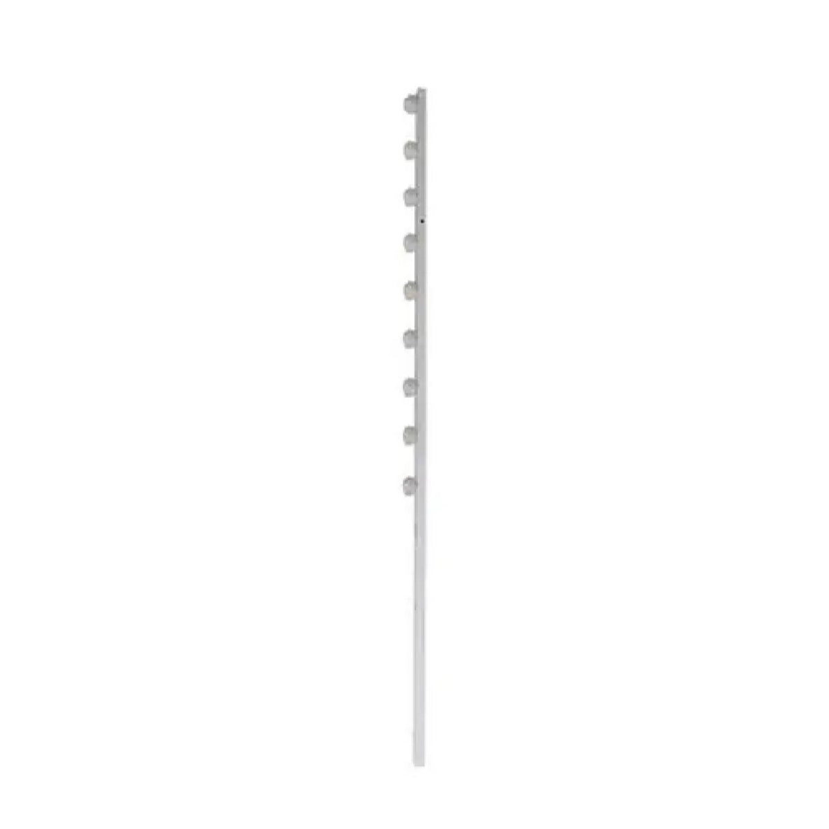 Nemtek Fence Pole  - 8Line SQ Tube Jurassic  Galv Angled PC BB-TG-EF123-2